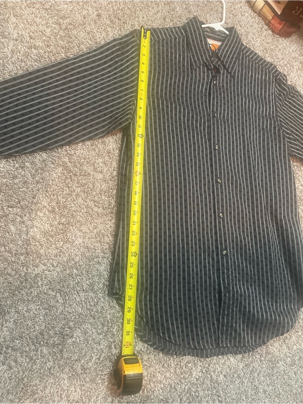 Robert Graham Long Sleeve Button Up Stripped Shirt Dice Casino Themed Buttons XL - Picture 16 of 16
